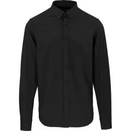Mens Long Sleeve Alex Varga Sorrento Shirt Black